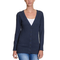 Damen-strickjacke-blau-denim