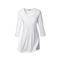 Longshirt-weiss-3-4-arm