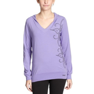 Damen-longshirt-violett