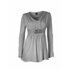 Damen-longshirt-grau