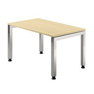 Schreibtisch-160cm-silber