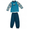 Jungen-pyjama-blau-gestreift