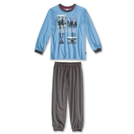 Jungen-pyjama-blau