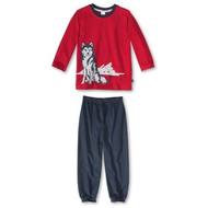 Sanetta-jungen-pyjama-rot