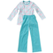 Maedchen-pyjama-gruen