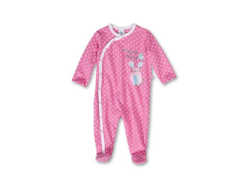 Sanetta Baby-Schlafanzug - Strampler Für Mädchen Aus Bio-Baumwolle