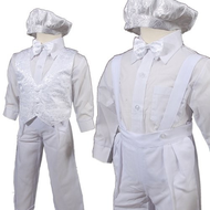 Jungen-anzug-weiss