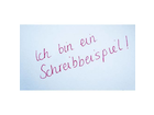 Ein-schreibbeispiel