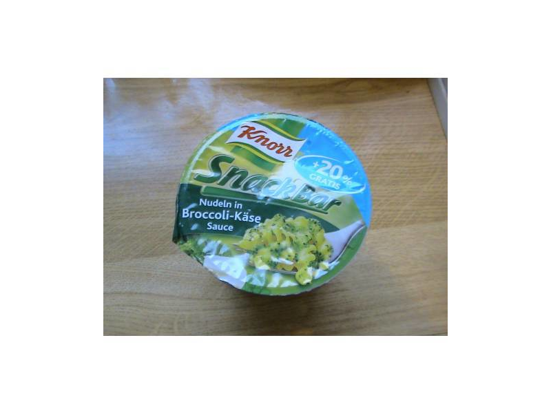 Knorr Snack Bar Broccoli Nudel-Topf mit Käse Testberichte bei yopi.de
