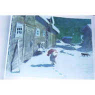 Tomte-geht-ueber-den-hof-und-wacht