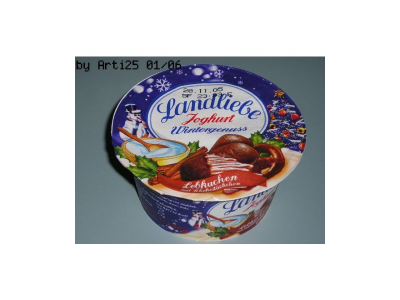 Landliebe Joghurt Wintergenuss Lebkuchen mit Schokostückchen ...
