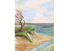 Ostseekueste-aquarell