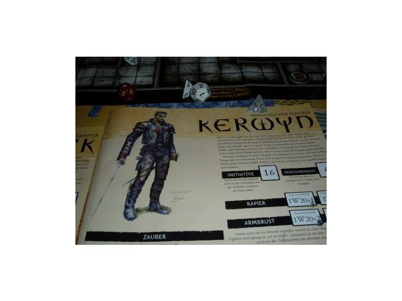 TIDYBOSS Dungeons & Dragons Starter-Set – 3 Doppelseitige Spielmatten 61x91 Cm, 6 Terrains, Trocken Abwischbar, Mit Markern, Würfeln & Clips