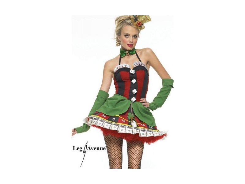 Leg Avenue Damenkleid Divine Miss – Mit Kapuze & Gepolstertem BH, Trendiges Partykleid