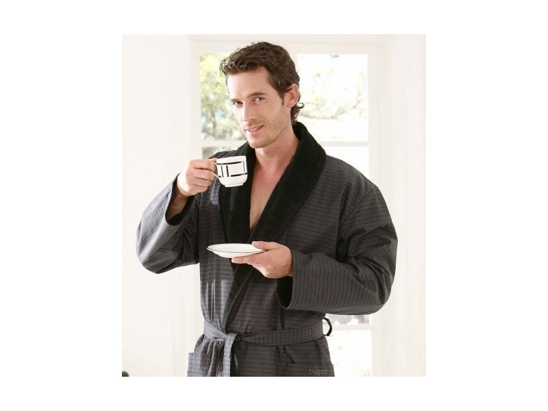 bademantel anthrazit herren