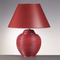 Keramik-lampe-asia-dunkelrot
