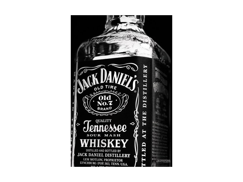 Jack Daniels Bottle 3D Poster Lentikular Grösse 47x67 cm