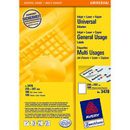 Avery-zweckform-universal-weiss-100-stueck