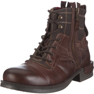 Herren-stiefel-dunkelbraun-textil