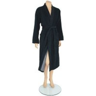 Damen-bademantel-schwarz-kimono