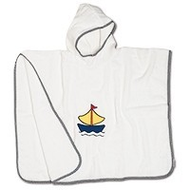 Frottee-poncho-weiss