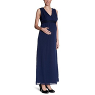 Umstandsmode-kleid-blau