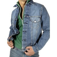 Herren-jeansjacke