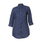 Bluse-blau-leinen