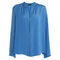 Seidenbluse-blau