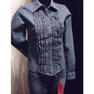 Rueschenbluse-stretch