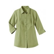 Longbluse-gruen