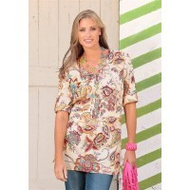 Longbluse-bunt