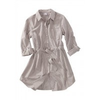 Longbluse-braun