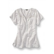 Leinenbluse-grau
