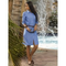Hemdbluse-blau