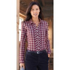 Eddie-bauer-flanellbluse-lila