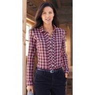 Eddie-bauer-flanellbluse-lila