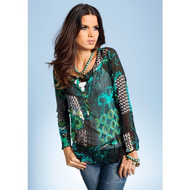 Druckbluse-tuerkis
