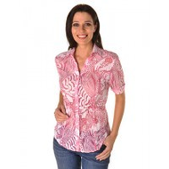 Druckbluse-rosa