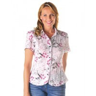 Druckbluse-pink