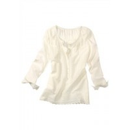 Crinkle-bluse-elfenbein