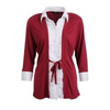 Crash-bluse-bordeaux