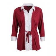 Crash-bluse-bordeaux