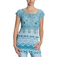 Chiffon-bluse-blau