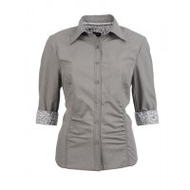 Bluse-grau-3-4-arm