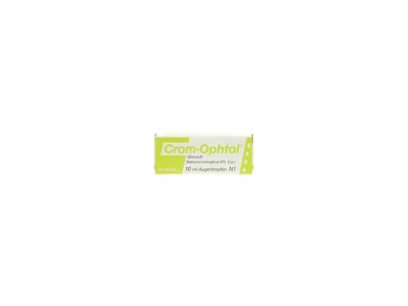 Dr. Winzer Pharma Crom Ophtal sine EDB Augentropfen Produktdaten und
