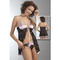 Babydoll-schwarz-rosa