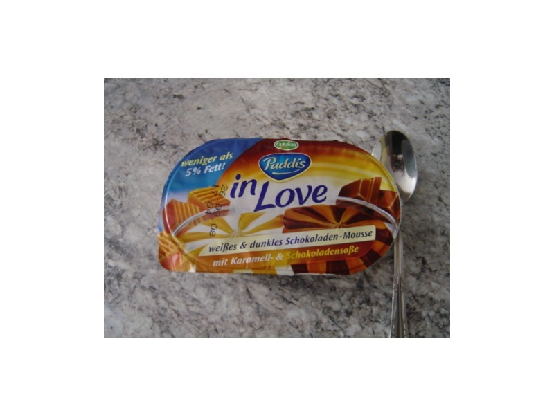 Campina Puddis in Love weißes &amp; dunkles Schokoladen-Mousse Testberichte ...