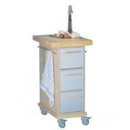 Butcher-block-funktional-servierwagen