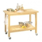 Butcher-block-table-servierwagen